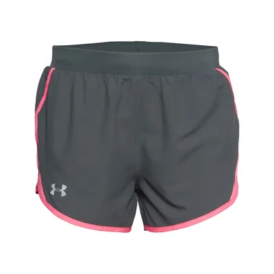 Produktbild von Under Armour UA W Fly By 2.0 Pitch Gray/Cerise XS Laufshorts