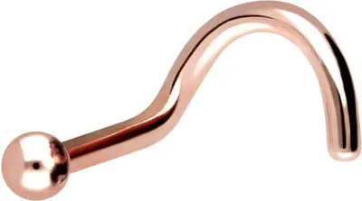 Produktbild von Nasenpiercing, Nasenstecker Chirurgenstahl Nasenstecker Spirale KUGEL