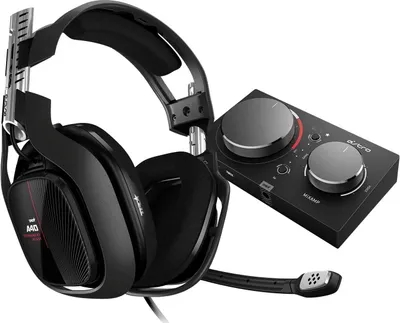 Produktbild von ASTRO Gaming A40 TR + MixAmp Pro TR, Kabelgebunden, Gaming, 20 - 20000 Hz, 369 g, Kopfhörer, Schwarz