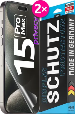 Zdjęcie produktu dla Smart Engineered SE0-F0112-0425-23-M, Apple, iPhone 15 Pro Max, Przezroczysty, 2 szt.