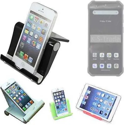 Produktbild von K-S-Trade Handy-Ständer kompatibel mit Oukitel WP36 faltbarer Tischständer Smartphone Tablet Halterung Reise