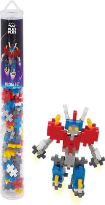 Image de Plus-Plus 100 Tube de briques créatives Mecha Robot
