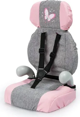 Produktbild von Bayer Deluxe Puppenautositz Schmetterling grau 67533AA