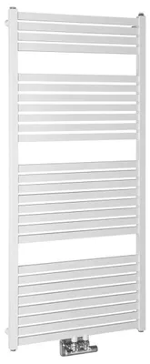 Produktbild von Aqualine Handtuchheizkörper - Heizkörper Tondi 600x1330 mm, Mittelanschluss, weiß DT480T