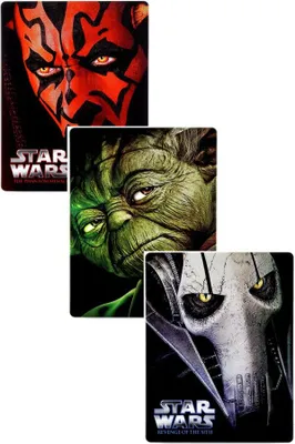 Produktbild von Star Wars: Trilogie - Der Anfang, Episode I-III Steelbook (Gwiezdne Wojny: Mroczne widmo / Atak klonów / Zemsta Sithów (Star Wars) (steelbook) Pakiet) [3xBLU-RAY]