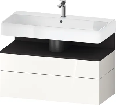 Produktbild von DURAVIT QA4395080220010 QTG WTU WH Ek. 990x470x590 Wß Hgl. H