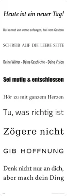 Obrázek produktu pro Dnes je nový den – bílý motivační umělecký plakát Slimposter – 30,5 x 91,5 cm