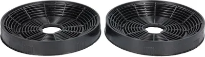 Produktbild von Kohlefilter Amica 1160826 Filter Aktivkohlefilter Dunsthaubenfilter Geruchsfilter 2Stk KF17146 160mm Dunstabzugshaube auch passend wie Silverline YT971100005 AF100