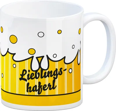 Produktbild von Lieblingshaferl Bier Kaffeebecher bayrisch