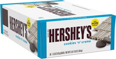 Produktbild von Hershey's Cookies 'n' Creme (36 x 43g)