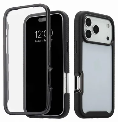 Zdjęcie produktu dla Etui ochronne imoshion 360° dla Apple iPhone 18 Pro / 17 Pro - czarne