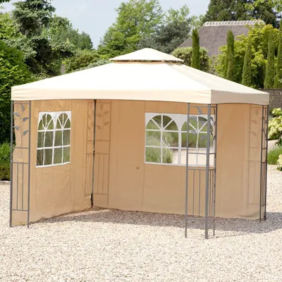 Produktbild von Seitenwand Livorno mit Fenster 160g 2er Set beige