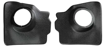 Produktbild von RETROSOUND Kickpanels für VW Käfer (1952-73), schwarz ohne Lautsprecher
