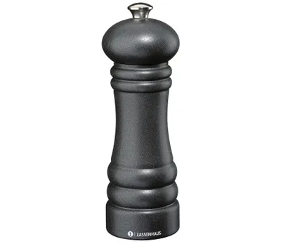 Zdjęcie produktu dla Zassenhaus 023435, Młynek do soli i pieprzu, Czarny, Ceramika, Pieprz, Sól, 180 mm, 5,9 cm