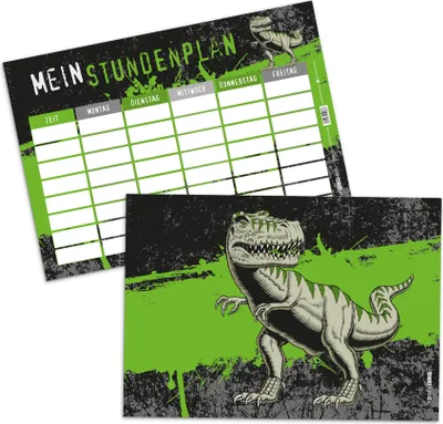 Produktbild von itenga Stundenplan T-Rex DIN A4 350 g/qm