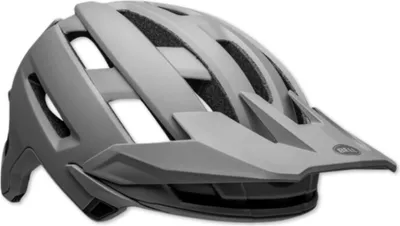Image de Casque de vélo Bell Super Air Mips gris unisexe avec visière amovible M