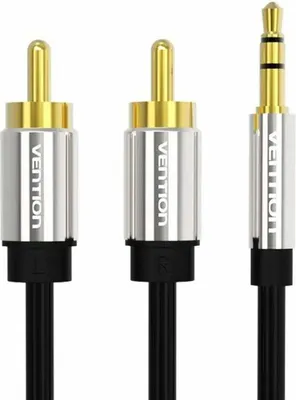 Immagine prodotto di Vention Cavo stereo BCFBH/ Jack 3,5 maschio - 2x RCA maschio/ 2m/nero