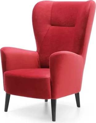 Zdjęcie produktu dla FURNLUX Fotel Next czerwono-czarny 71 cm / Kolor główny: czerwony / Wymiary: 71 x 110 x 93 cm