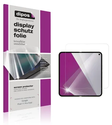 Obrázek produktu pro 4x ochranná fólie pro Google Pixel 11 Pro Fold, průhledná, pro vnější stranu, ochrana displeje, fólie, ochrana displeje, dipos
