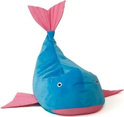 Obrázek produktu pro Sako taška pouffe Whale modro-růžová D 110 x 80 cm