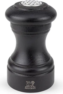 Produktbild von PEUGEOT Salzstreuer BISTRO 9cm Buchenholz Schoko Braun Stahlmahlwerk Klein