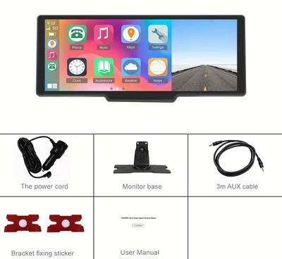 Image de Carplayer - Autoradio - Lecteur multimédia - Système de navigation - Autoradio Bluetooth - Écran tactile HD de 10,26 pouces