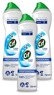 Produktbild von 3 x Cif Scheuermilch Original 750 ml - Vorteilspackung - 3 Stücke