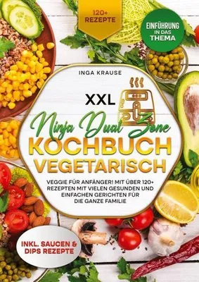 Produktbild von XXL Ninja Dual Zone Kochbuch Vegetarisch