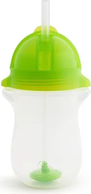 Obrázek produktu pro Munchkin MUNCHKIN gertuvė su šiaudeliu, žalia, 12mėn+, 296ml, 01246301
