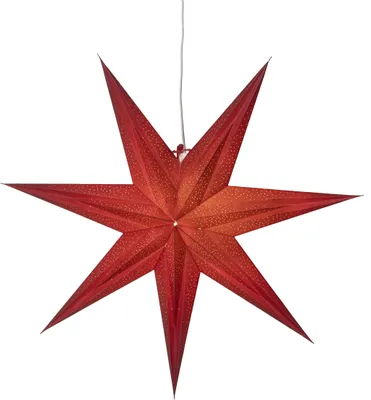 Produktbild von STAR TRADING Papierstern Holly Ø60 cm rot 412586 7391482081179