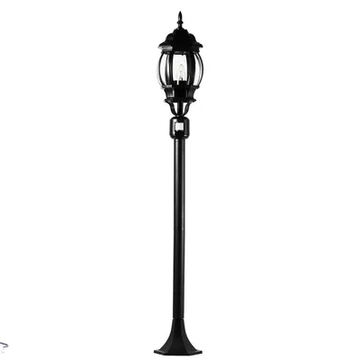 Produktbild von Wegeleuchte mit Bewegungsmelder 123,5 cm E27 Rustikal Garten Einfahrt Außenlampe