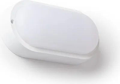 Produktbild von LED-Deckenleuchte 25W Oval für Außen 94x198 mm IP65 mit Bewegungs- und Dämmerungssensor  Weiss 6500K Kaltweiß