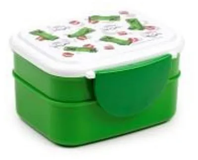 Produktbild von Minecraft Creeper & TNT Clip-Verschluss Stapelbare Bento Lunch Box mit Besteck
