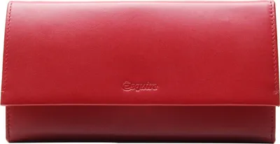 Image de Esquire porte-monnaie New Silk Ladies Wallet Red rouge foncé