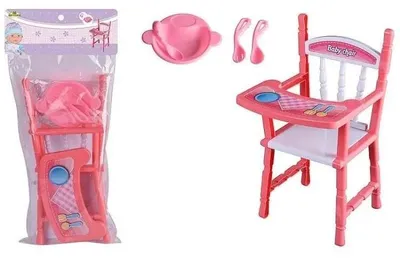 Image de Chaise haute pour poupées - ADAR