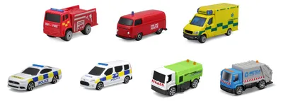 Image de Maisto - Alarm Busters, véhicules de secours et de service avec lumières et sons, assortis