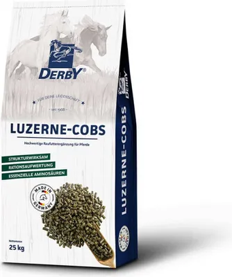 Produktbild von derby Pferdefutter Luzerne-Cobs - 25 Kilogramm
