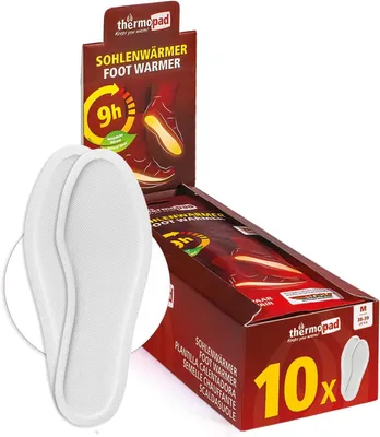 Productafbeelding van Voetwarmers - Zelfverwarmende inlegzolen - 5 paar - Maat 36-37 - Luchtgeactiveerd - 9 uur warmte