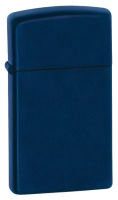 Produktbild von Zippo Sturmfeuerzeug - Modell Slim - Slim Navy Matte Finish in Pocket Size - Nac