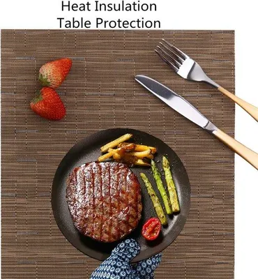 Produktbild von Famanu Platzmatten Wasserfest 6er Set - 45 cm x 30 cm