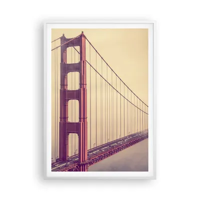 Produktbild von Gerahmtes Poster - Weißer Rahmen - Brücke Autobahn Infrastruktur - 70x100 cm - Wand Bild - Wanddeko - Wandbilder - Wandposter - Bilderrahmen - Bilder - Kunstdruck - Wandbild - P2WPA70x100-3071