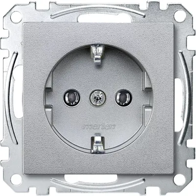 Immagine prodotto di Presa Merten System M in alluminio MEG2401-0460 (MEG2401-0460)