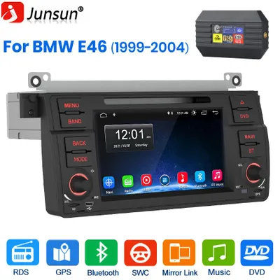 Immagine prodotto di Autoradio Android da 7" per BMW E46 (1999-2004) - 2 GB + 32 GB - CarPlay e Android Auto wireless - Navigatore GPS - DAB+ - DSP - Bluetooth - CD/DVD