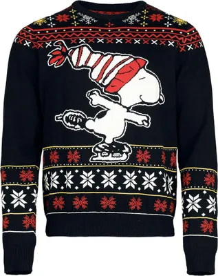 Produktbild von Peanuts Weihnachtspullover Herren Snoopy multicolor XL