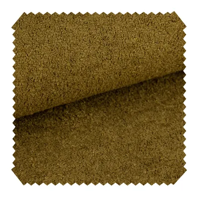 Produktbild von novely® exquisit DOLORES Robuster Bouclé-Stoff - Gemütlicher Polsterstoff - Schwer Entzündbarer Möbelstoff - Pflegeleichte Meterware 1lfm - Farbe: 10 Gelb Braun