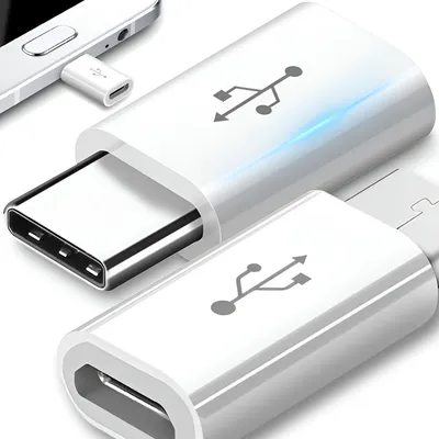 Produktbild von OTB Adapter Micro-USB 2.0 Buchse auf USB Type C USB-C Stecker USB Stick Adapter Tablet Wandler Retoo