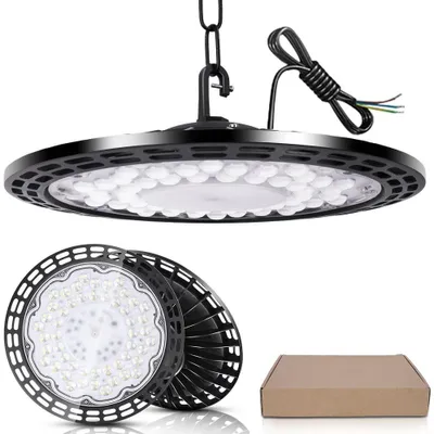 Obrázok produktu pre LED halogénové svietidlo, priemyselné svietidlo, halogénové svietidlo pre haly, sklady, dielne, s 30 000 lm, studená biela, IP66, vhodné do interiéru aj exteriéru, 300 W
