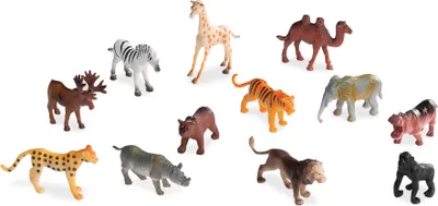 Image de Terra - Animaux sauvages en boîte Figurines d'animaux - 60 pièces