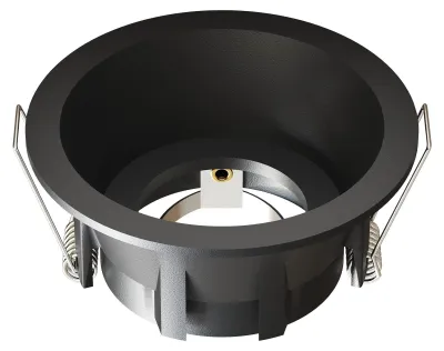 Image de Ledvion spot encastrable LED rond noir douille GU10 dimmable