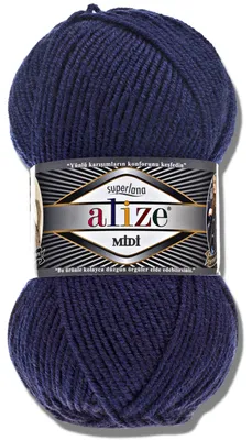 Immagine prodotto di Alize 1x 100g, filato Superlana Midi, tinta unita, adatto per uncinetto e maglia (58)